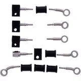 Bremsschlauch Stahlflex Kit Anschluss silber 5-teilig 1178947