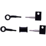 BRAIDED STEEL BRAKE HOSE KIT 6168