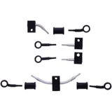 BRAIDED STEEL BRAKE HOSE KIT 6175 BRAIDED STEEL BRAKE HOSE KIT 6175