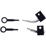 Bremsschlauch Stahlflex Anschluss schwarz 2-teilig