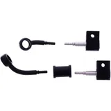 Bremsschlauch Stahlflex Kit schwarz 2-teilig 7576180