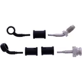 Bremsschlauch Stahlflex Kit 2-teilig mit schwarzen Anschlüssen