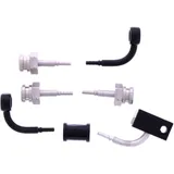 Bremsschlauch Stahlflex Kit mit schwarzen Anschlüssen 3-teilig 7576192