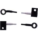 Stahlflex Bremsschlauch Kit Anschluss schwarz 2-teilig 7576200