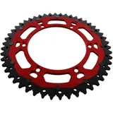 Kettenrad Dual 50Z Teilung 520 rot ZF Innendurchmesser 136 Lochkreis 156 passend für: Husqvarna TE, WR, SM, CR