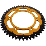 Kettenrad Dual 48Z Teilung 520 gold ZF Innendurchmesser 125 Lochkreis 153 passend für: Honda CRF, CR, XR
