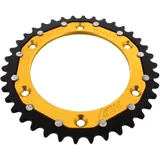 Kettenrad Dual 38Z Teilung 520 gold ZF Innendurchmesser 125 Lochkreis 150 passend für: Husqvarna FE, FC, TE