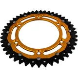 Kettenrad Dual 45Z Teilung 520 gold ZF Innendurchmesser 125 Lochkreis 150 passend für: Husqvarna FE, FC, TE