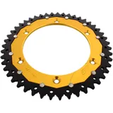 Kettenrad Dual 46Z Teilung 520 gold ZF Innendurchmesser 125 Lochkreis 150 passend für: Husqvarna FE, FC, TE