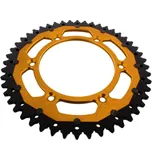 Kettenrad Dual 48Z Teilung 520 gold ZF Innendurchmesser 125 Lochkreis 150 passend für: Husqvarna FE, FC, TE