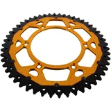 Kettenrad Dual 52Z Teilung 520 gold ZF Innendurchmesser 125 Lochkreis 150 passend für: Husqvarna FE, FC, TE