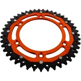Kettenrad Dual 45Z Teilung 520 orange ZF Alternative: 7582532 passend für: Husqvarna FE, FC, TE