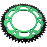 Kettenrad Dual 50Z Teilung 520 grün ZF Innendurchmesser 134 Lochkreis 150 passend für: Kawasaki KX, KLX, KDX
