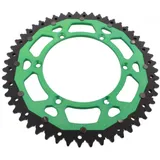 Kettenblatt Kettenrad Dual 52Z Teilung 520 grün