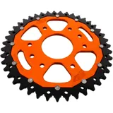 Kettenrad Dual 43Z Teilung 520 orange ZF Innendurchmesser 063 Lochkreis 110 passend für: Husqvarna Svartpilen, Vitpilen, SM