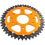 Kettenrad Dual 44Z Teilung 520 orange ZF Innendurchmesser 063 Lochkreis 110 passend für: Husqvarna Svartpilen, Vitpilen, SM