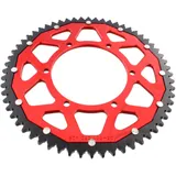 Kettenrad Dual 60Z Teilung 428 rot ZF Innendurchmesser 108 Lochkreis 123 passend für: Aprilia RS, RS4, Tuono