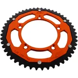 Kettenrad Dual 50Z Teilung 420 orange ZF Innendurchmesser 098 Lochkreis 115 passend für: KTM SX