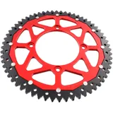 Kettenblatt Kettenrad Dual 62Z Teilung 420 rot ZFD114162RED