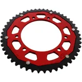 Kettenrad Dual 50Z Teilung 420 rot ZF Innendurchmesser 105 Lochkreis 125 passend für: Derbi Senda