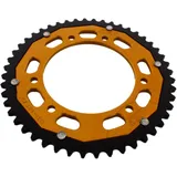 Kettenrad Dual 48Z Teilung 420 gold ZF Innendurchmesser 105 Lochkreis 125 passend für: Derbi Senda