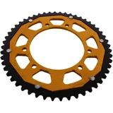 Kettenrad Dual 52Z Teilung 420 gold ZF Innendurchmesser 105 Lochkreis 125 passend für: Derbi Senda