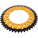 ZF Dual Rear Sprocket 45 Tooth Pitch 520 Gold for Motorcycles