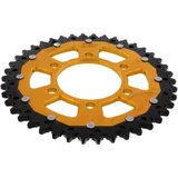 Kettenrad Dual 42Z Teilung 525 gold ZF Innendurchmesser 080 Lochkreis 104 passend für: Kawasaki Z, ZX - 10R, KLZ
