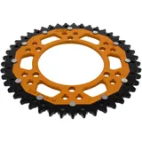 Dual Rear Sprocket 45 Tooth Pitch 525 Gold ZF for Motorcycles