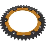 Rear sprocket dual 42 tooth pitch 525 gold ZFD642GLD Rear sprocket dual 42 tooth pitch 525 gold ZFD642GLD