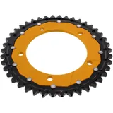 Kettenrad Dual 42Z Teilung 530 gold ZF Innendurchmesser 120 Lochkreis 140 passend für: Triumph Tiger, Sprint, Daytona