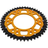 Kettenrad Dual 47Z Teilung 530 gold ZF Innendurchmesser 110 Lochkreis 130 passend für: MZ/MUZ 1000