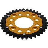 Kettenrad Dual 35Z Teilung 420 gold ZF Innendurchmesser 058 Lochkreis 090 passend für: Honda ANF, MSX, AFS