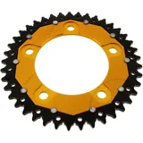 Rear sprocket dual 41 tooth pitch 520 gold ZFD131641GLD Rear sprocket dual 41 tooth pitch 520 gold ZFD131641GLD