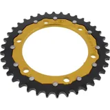 Rear sprocket dual 38 tooth pitch 525 gold