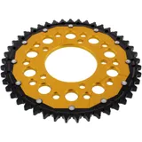 ZF Dual Rear Sprocket 45 Tooth 525 Gold for Motorcycles