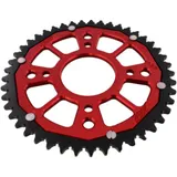 Rear sprocket dual 45 tooth pitch 428 red Rear sprocket dual 45 tooth pitch 428 red