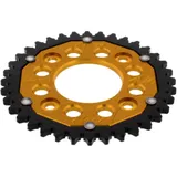 Kettenrad Dual 36Z Teilung 420 gold ZF Innendurchmesser 058 Lochkreis 090 passend für: Honda ANF, MSX, AFS