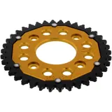Kettenrad Dual 38Z Teilung 420 gold ZF Innendurchmesser 058 Lochkreis 090 passend für: Honda ANF, MSX, AFS