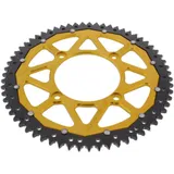 Rear sprocket dual 63z pitch 428 gold