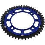 Kettenrad Dual 47Z Teilung 420 blau ZF Innendurchmesser 100 Lochkreis 120 passend für: Yamaha YZ