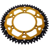 Kettenrad Dual 53Z Teilung 520 gold ZF Innendurchmesser 125 Lochkreis 150 passend für: Husqvarna FE, FC, TE