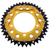 Kettenrad Dual 42Z Teilung 525 gold ZF Innendurchmesser 100 Lochkreis 120 passend für: Aprilia RSV4, Tuono