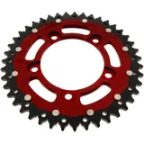 Kettenrad Dual 43Z Teilung 525 rot ZF Innendurchmesser 100 Lochkreis 120 passend für: Aprilia RSV4, Tuono