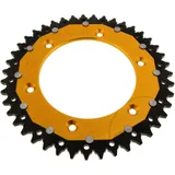 Kettenrad Dual 43Z Teilung 520 gold ZF Innendurchmesser 125 Lochkreis 150 passend für: Husqvarna FE, FC, TE