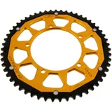 Kettenrad Dual 55Z Teilung 420 gold ZF Innendurchmesser 105 Lochkreis 120 passend für: KSR - Moto TR