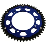 Kettenrad Dual 50Z Teilung 428 blau ZF Innendurchmesser 105 Lochkreis 125 passend für: Rieju Marathon, Tango, RS - 3