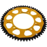 Kettenrad Dual 56Z Teilung 428 gold ZF Innendurchmesser 105 Lochkreis 125 passend für: Rieju Tango, RS - 3, MRT