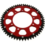 Kettenrad Dual 57Z Teilung 428 rot ZF Innendurchmesser 105 Lochkreis 125 passend für: Rieju Marathon, Tango, RS - 3