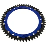 Kettenrad Dual 53Z 428 blau für Motorräder